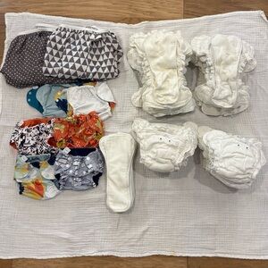 Esembly size 1 diaper system